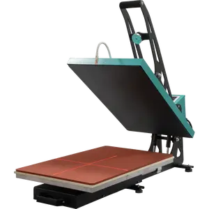 16x24 Inch Semi-automatic Heat Press Machine (with Auto Open, Slide-out Base and Infrared Positioning)
