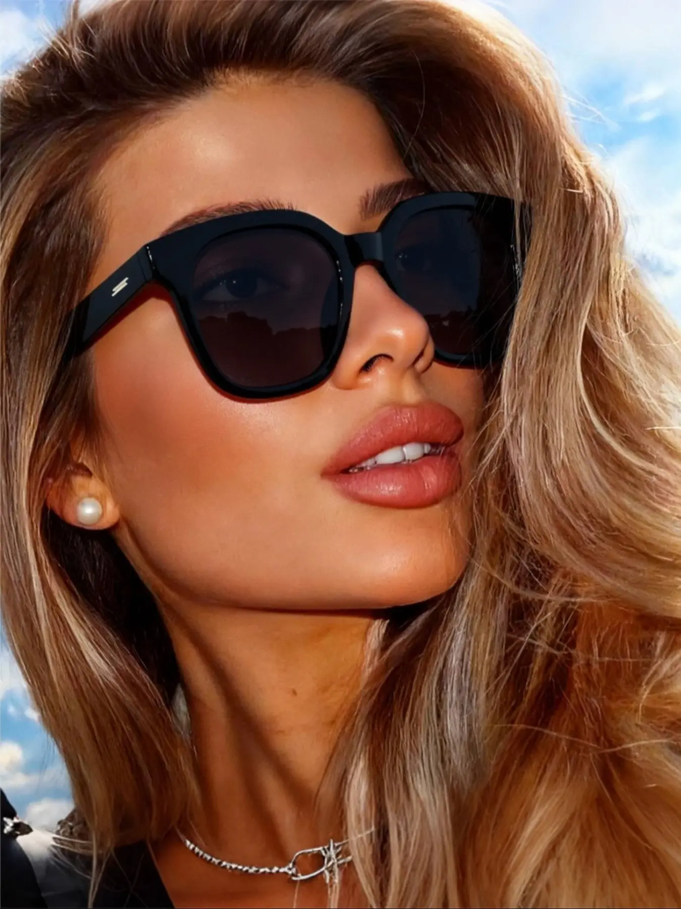 Fashionable Colorful Lens Sunglasses, Fashionable Frames Sunglasses, Casual Trendy Sun Glasses, UV Protection, Perfect for Vacation Outdoors, Outdoor Activities