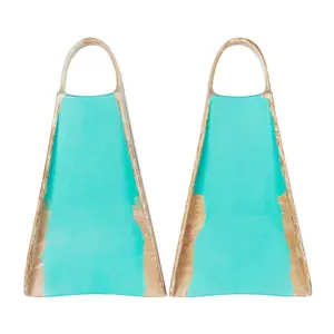 Yucca Hola Adios Short Blade Fins - Super Flex - Powerful, Durable, Ergonomic, for bodysurfing, lifeguarding, shorebreak - Premium Malaysian Rubber