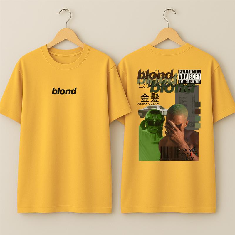 Green Blond Custom Graphic T-shirt, Music-Inspired Streetwear, Top for Men and Women, Trendy Gift Apparel outfits, 100% Cotton Gildan