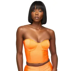 Orange Tube Corset Top Orange Tube Corset Top