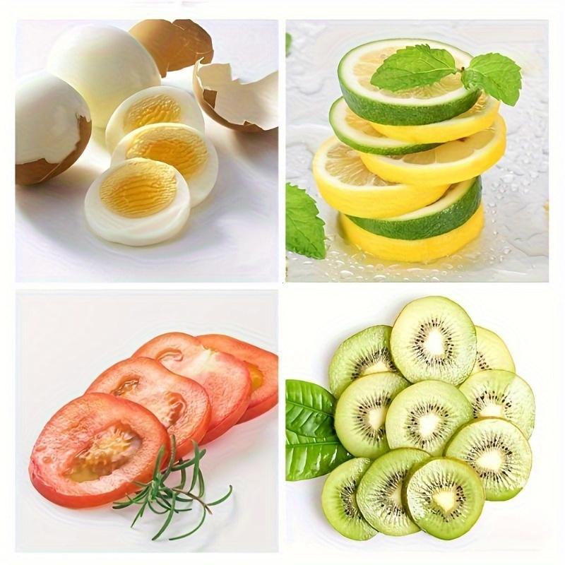 1pc Multifunctional Vegetable and Egg Slicing Tool, Suitable for Cutting Eggs, Potatoes, Tomatoes, Apples, Portable Outdoor Kitchenware, Essential Kitchen Utensil - Easy-to-Use Kitchen Gadget