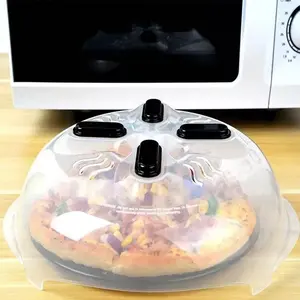 Microwave Splatter Cover, Magnetic Overflow Lid, Plastic Heating Cover, Kitchen Essential, Durable & Easy to Use, Perfect for Microwave Safety