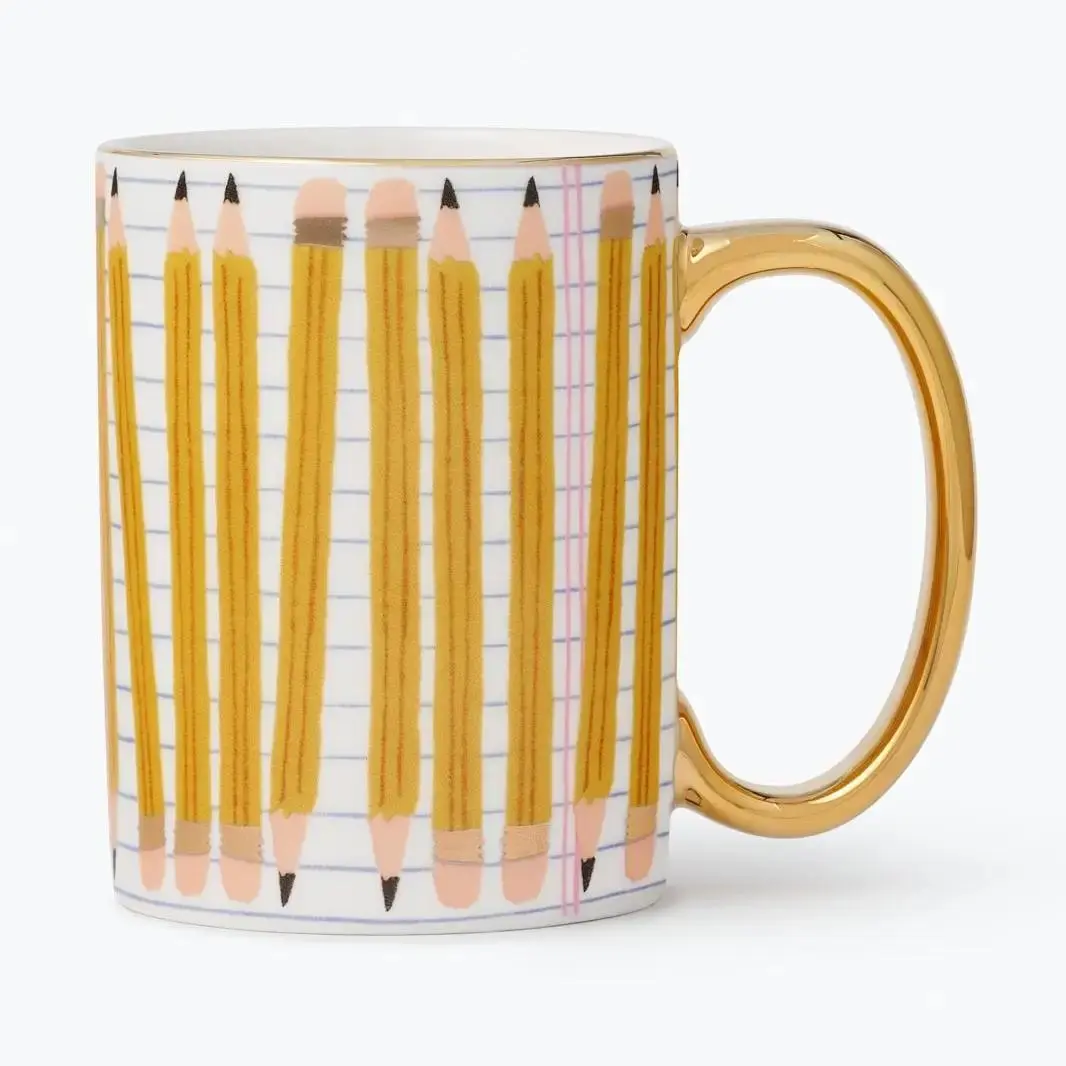 Pencils Porcelain Mug