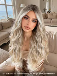 26 Inch Long Curly Wig, No Bangs Natural Style, Fluffy and Comfortable, Perfect for Women Daily Wear