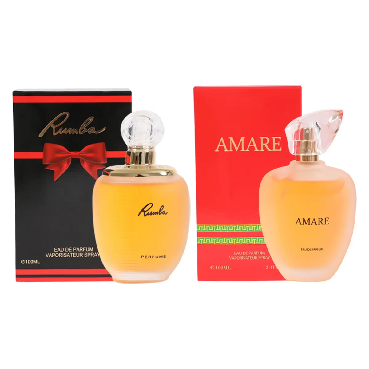 Bundle of Rumba and Amare Eau De Parfum Spray Perfume for Women 100ml/3.4fl.oz. - Women's Fragrance Bundle of Rumba and Amare Eau De Parfum Spray Perfume for Women 100ml/3.4fl.oz. - Women's Fragrance