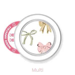 abbyrose Beaucoup Bows Phone Grip with magnet Clear Multi