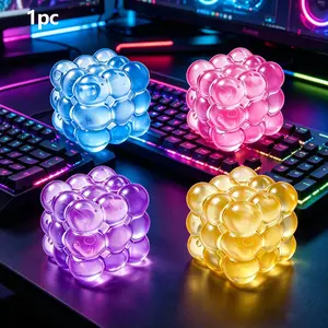 1/4pc Magic Cube Maltose Stress Relief Toy, Relieve Anxiety, Slow Rebound, Party Gift, Festival Gift Creativity, Soft and Slowly Rising Stress Relief Toy - Cute Desktop Accessory for Office Workers