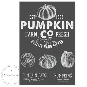 Pumpkin Co - Mesh Stencil 12x18