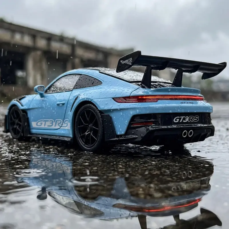 1:24 Porsche 911 GT3 RS Generation GT Sports Car Alloy Metal Diecast Model Car Home Decoration & Computer Desktop Ornaments