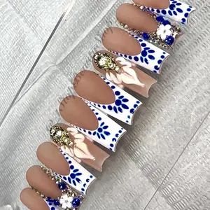 Clase Azul Press on Nails / Handmade High quality Nails