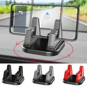 NEW Car Phone Holder Stick To Dashboard Car Mount Dashboard Silicone Bracket Phone Stand Car Dashboard GPS Stable Phone Supports High Quality