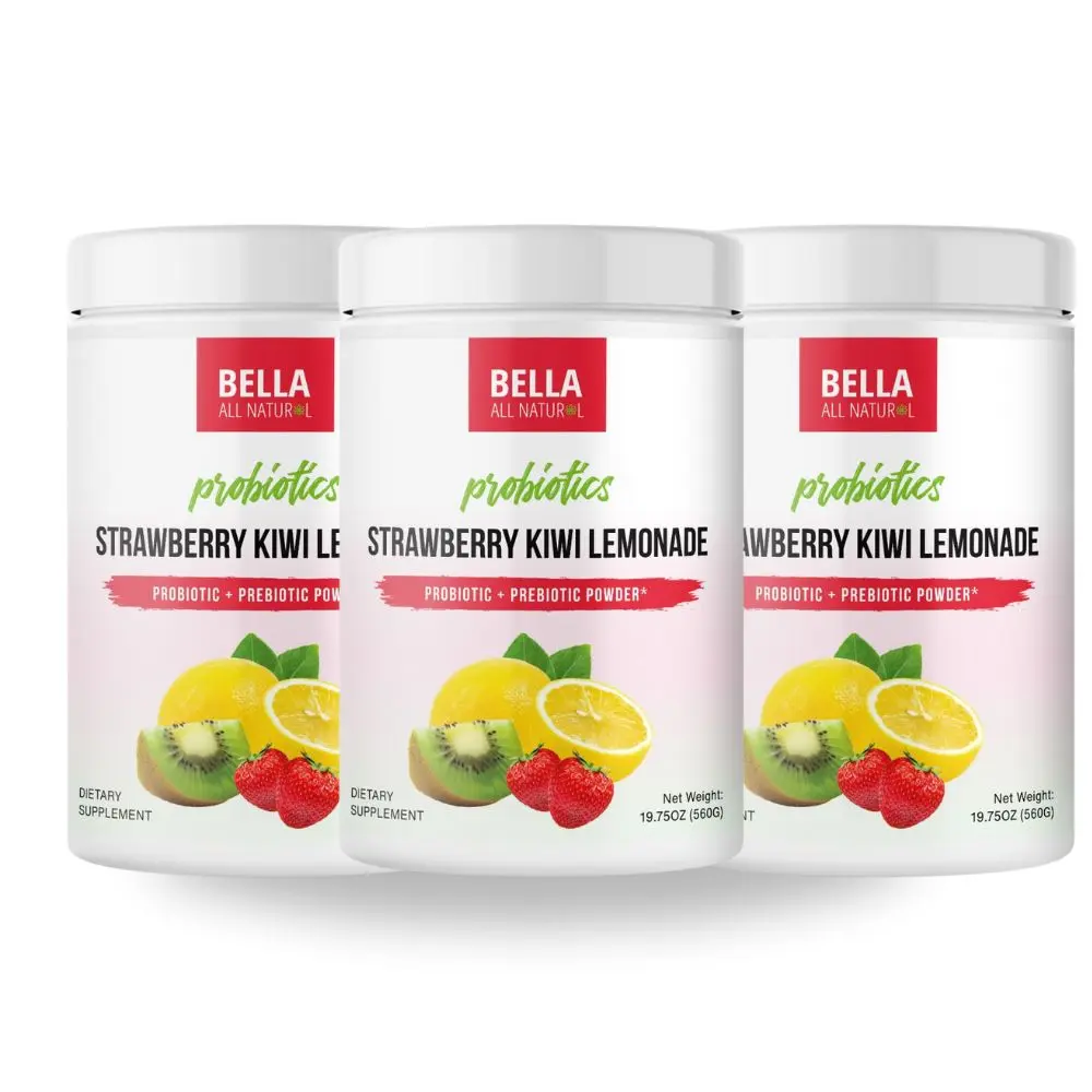 3 Pack Bella All Natural Probiotics Strawberry Kiwi Lemonade 3 Pack Bella All Natural Probiotics Strawberry Kiwi Lemonade