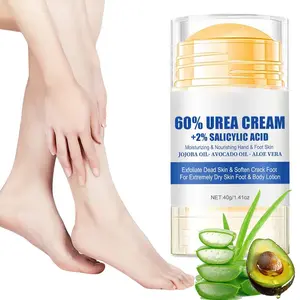 Urea Foot Cream, Hydrating and Anti-Cracking Foot Cream, 60% Urea Moisturizing & Repair Cream for Dry, Rough Feet, Hands, and Elbows – Daily Foot Care Lotion