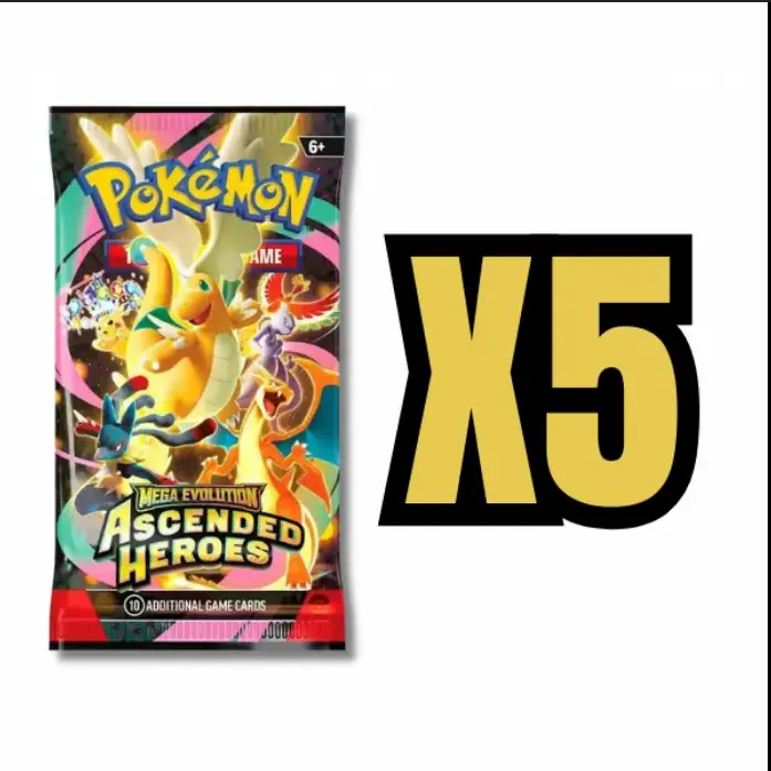 Ascended Heroes Booster Packs x5 Tcg packs