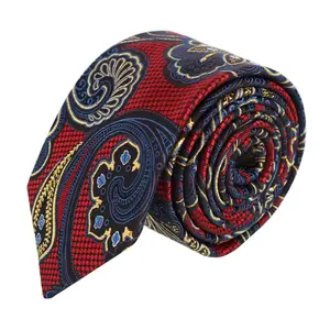 Trafalgar Roman Exploded Paisley Stately Silk Necktie, Ties