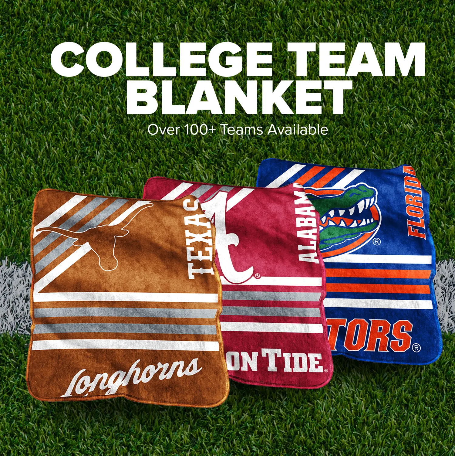 College Raschel Throw College Raschel Throw
