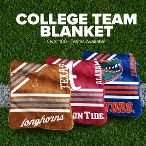 College Raschel Throw