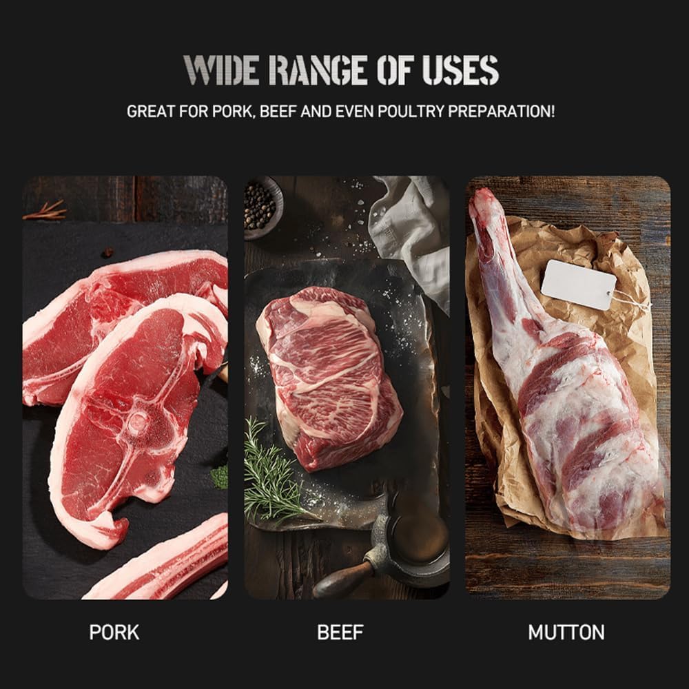 Spring Grill Upgrade Rib Membrane Remover Stainless Steel Tool Kit, BBQ Rib Skinner Tool, Kitchen Grill Rib Prep Tool - Easy Membrane Removal, Rib Prep Tool for BBQ Enthusiast, Chef (1pcs)