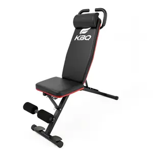 KBQ 14-in-1 Multifunctional Weight Bench - 6-Speed Adjustable, Foldable Home Gym Equipment with Triangular Stability, Full Body Strength Training for Dumbbell, Bench Press & More