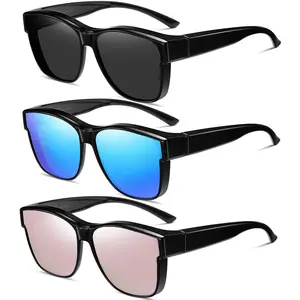 Wzerry Polarized Sunglasses Over Glasses for Women - Fit Over Glasses UV400 Protection Large Shades for Driving & Outdoor
