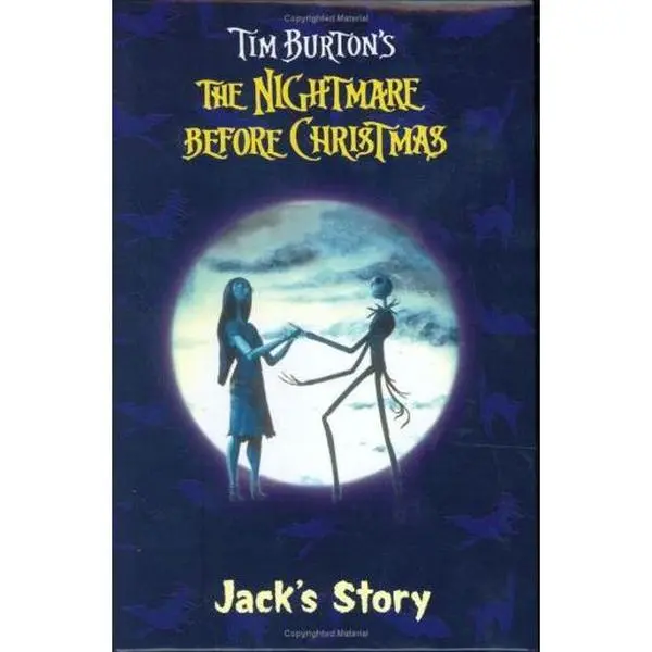 Used English Hardback Book - Tim Burton's The Nightmare Before Christmas, Like New Copy in Excellent Condition