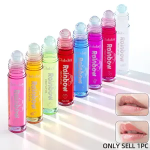 8 Color Fruit Scented Lip Gloss Balm Set, Long-Lasting Hydrating Moisturizing Lip Oil, Transparent Shine Glossy Lip Stain, Perfect for Dry Lips, Lip Care, Makeup, Lip Luminizer