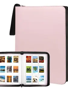 Multi-Color Diamond Pattern 9-Slot Card Album, Large Capacity Collectible Card Storage, Simple Pure Color Diamond Pattern Card Holder
