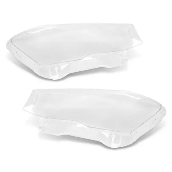 1 Pair of Headlight Lens Cover - Transparent Shell Polycarbonate, Waterproof, Dirt-Proof, Lightweight, Durable, UV-Coated for 2015-2017 BMW X3 F25 X4 F26 G-PLUS (Left & Right Fit)