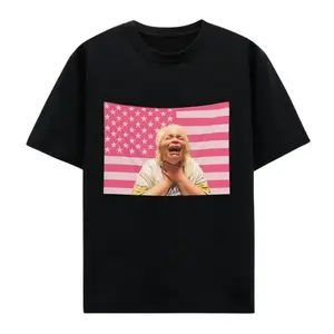 Trisha T-Shirts Paytas Pink American Flag Tapestry, Aesthetic Gift T-Shirt For Men And Women
