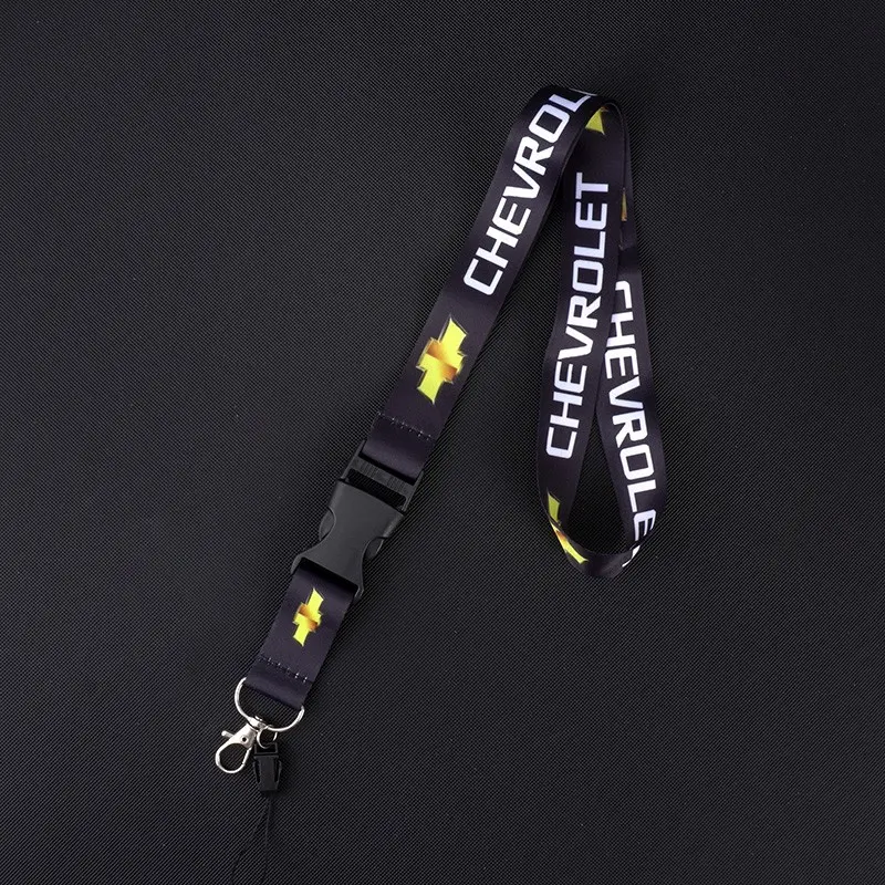 Nylon Car Logo Keychain Neck Strap, Durable Nylon Material, Universal Fit Design, Ideal for Chevy & Other Cars, Must-Have Accessory, Key Accessories