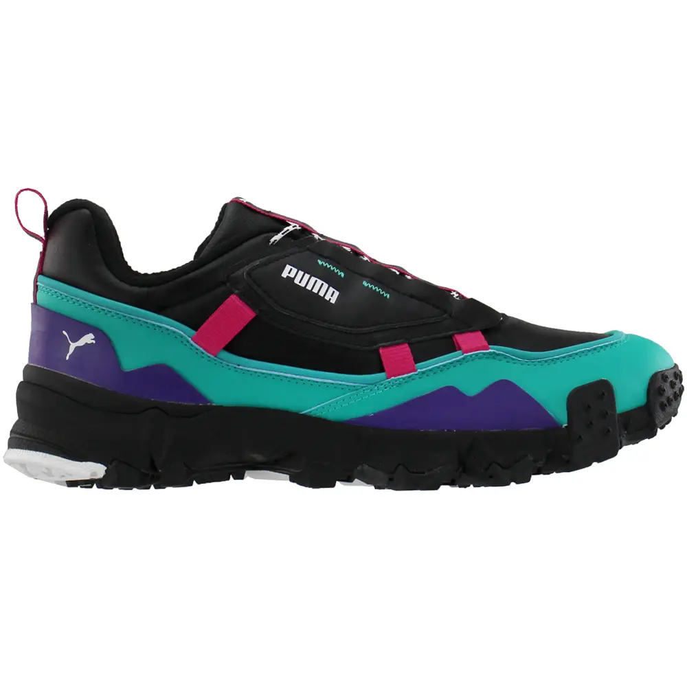 PUMA Mens Trailfox Overland Fresh Running Sneakers Shoes - Black