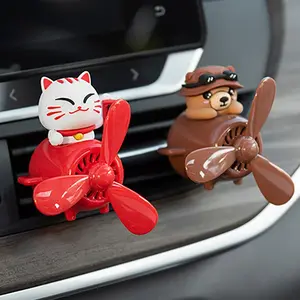 Car Air Freshener with Propeller, Car Diffuser, Car Fragrance, Dashboard Air Freshener, Hanging Aromatherapy Decor, Car Interior Decoration, Car Accessory