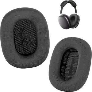 Ear Cushions for AirPods Max Headphone - Upgraded Mesh Earpads Replacement Compatible for  AirPods Max with  Layer, , Memory  and Noise Isolation (Space Gray)