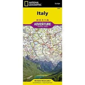 Italy Map -- National Geographic Maps, Sheet Map, Folded