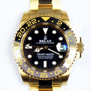 Relax Yellow Gold GMT