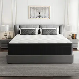 12"14" Memory Foam Mattresses Hybrid Pocket Spring Twin Full Queen King Size Medium Firm Mattress In A Box  for a Luxurious Sleep