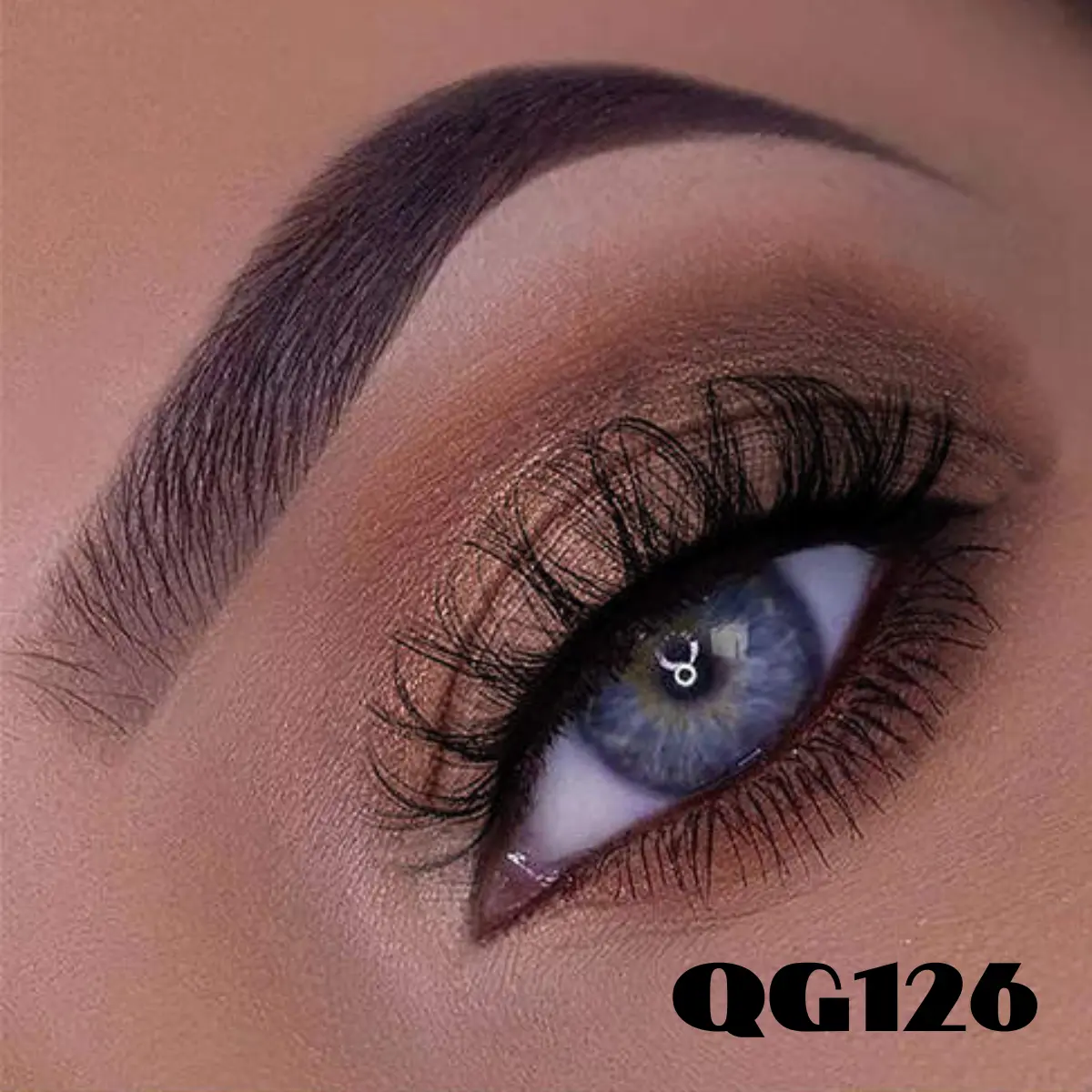 Lashes - QG126 - D Curl Lashes, Russian Curl Lashes, Wispy Lashes, False Lashes, Criss Cross Lashes, Medium Length Lashes, Strip Lashes, Prettiest Lashes