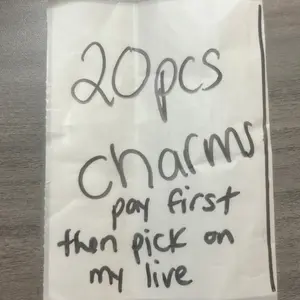 20pcs flat back character charms