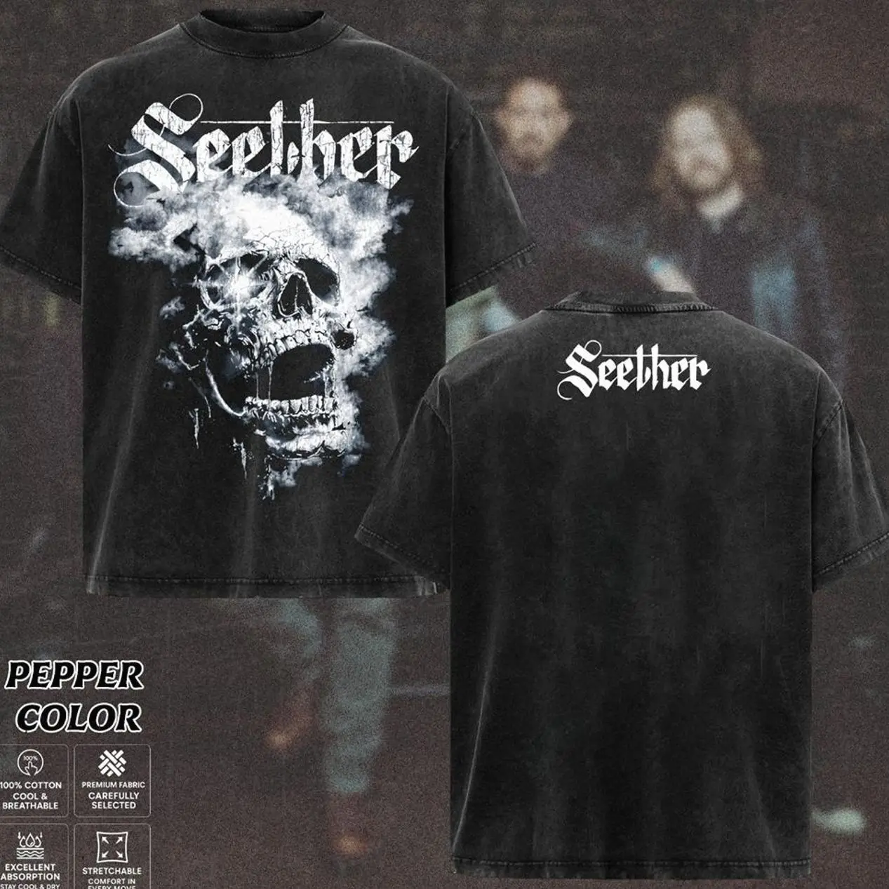 [COLLECTION] Seether Band T-Shirt Collection, Vintage Rock Graphic Tee, Dark Grunge Aesthetic Shirt, Distressed Alternative Metal Band Merch, Gift for Seether Fans, Unisex Merch for Men & Women K2X