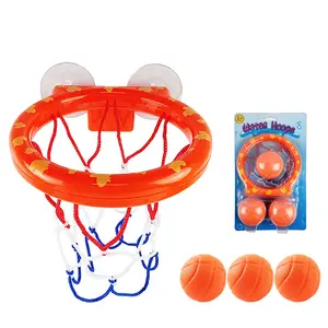 Baby Bathroom Basketball Play Water Suction Cup Basketball Frame Indoor Shooting Baby Children Bath Toys