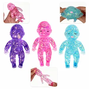 NATASHA Baby Squishy Toy, Giant Soft Elastic Squeeze Toy for Stress Relief, Funny Sensory Grip Toy, Collectible Gift