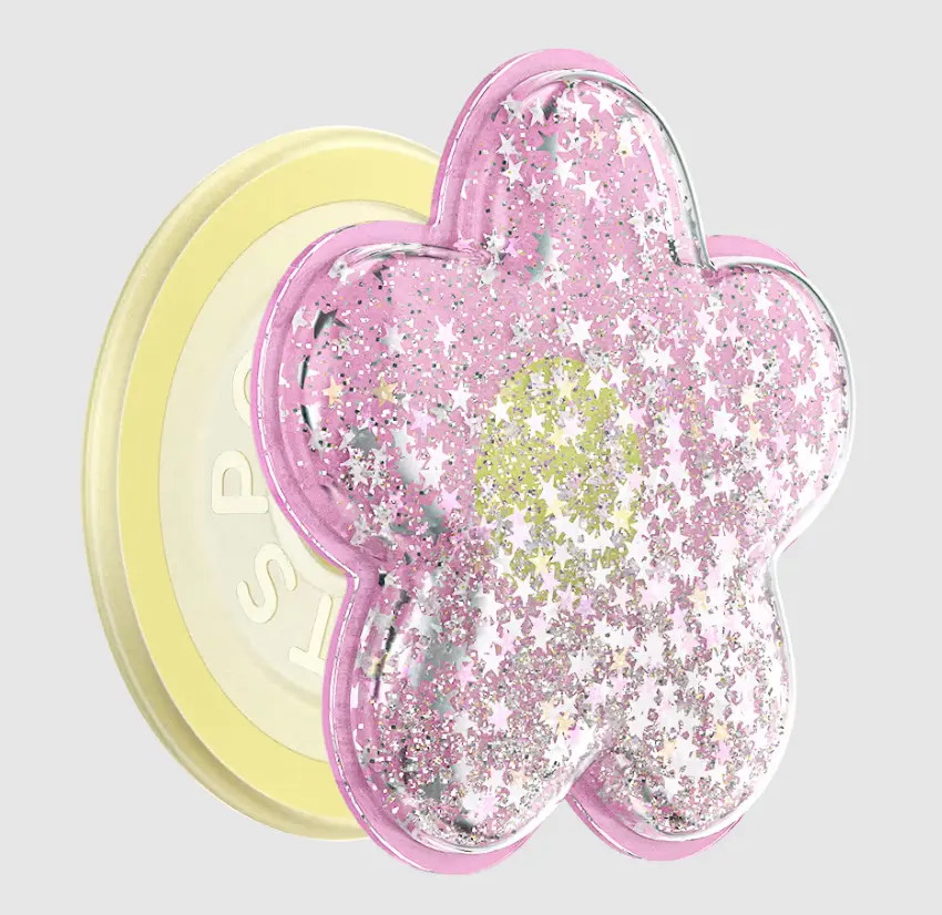 PopSockets MagSafe PopGrip Mobile Phone Holder - Tidepool Squishy Daisy Pink, MagSafe Accessory for Phones & Electronics, Accessories