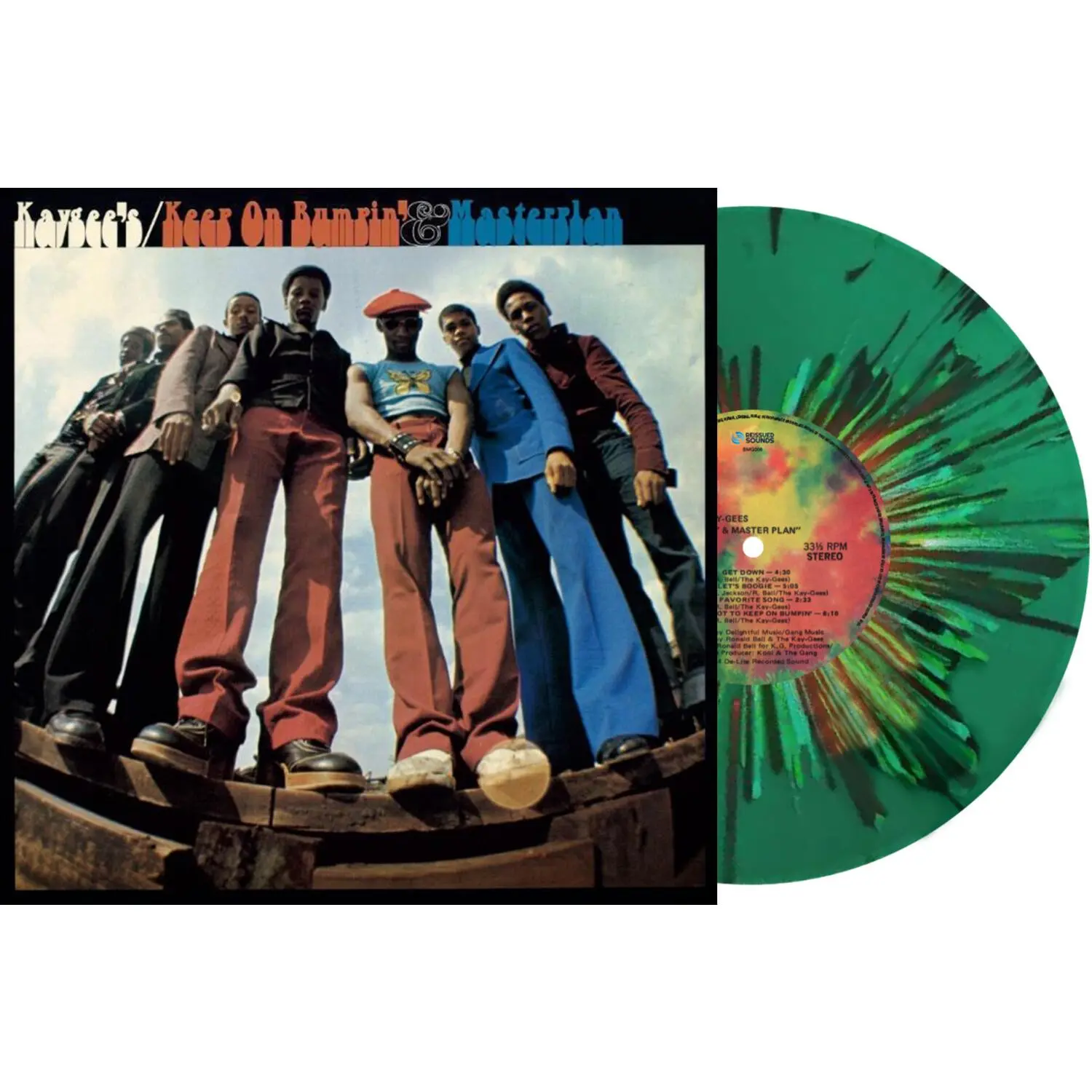 Kaygee's - Keep On Bumpin' & Masterplan - Limited Splatter Green Vinyl  [VINYL RECORD - LP] Colored Vinyl, Green, Ltd Ed, France - Import
