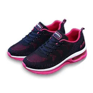 Women's Air Running Sneakers – Breathable Mesh Vamp Lightweight Gym Shoes with Non-Slip Sole for Run Walk Work Athletic