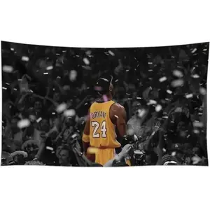 Kobe Flag Tapestry Celebrity USA Flag Tapestry For Wall Hanging, College Dorm, Living Room, Bed Room, Home Decor