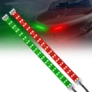 Boat Lights, Boat Navigation Lights with Red and Green Bow Lights, IP67  Led Boat Lights Compatible with Kayak  Pontoon, Led Boat Night Fishing Lights Compatible with Jon Boat