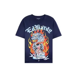 ED HARDY TIGER FLAME MENS T.SHIRT