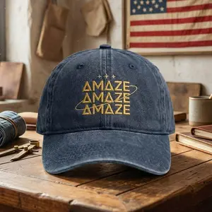 Embroidered Rocky Amaze Amaze Amaze Washed Out Hat, Planet Project Hail Mary Baseball Cap, Sci-fi Fantasy Bookish Hat, Gift For Book Lo