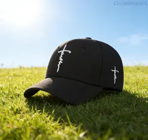 [2pcs/set Baseball Cap] 2pcs/set Fashionable Black and White Baseball Cap | Exquisite Cross Embroidery, Breathable Acrylic Duckbill Design, Suitable for Outdoor Sports, Fashionable for Men and Women, Sports Accessories | Durable Headwear